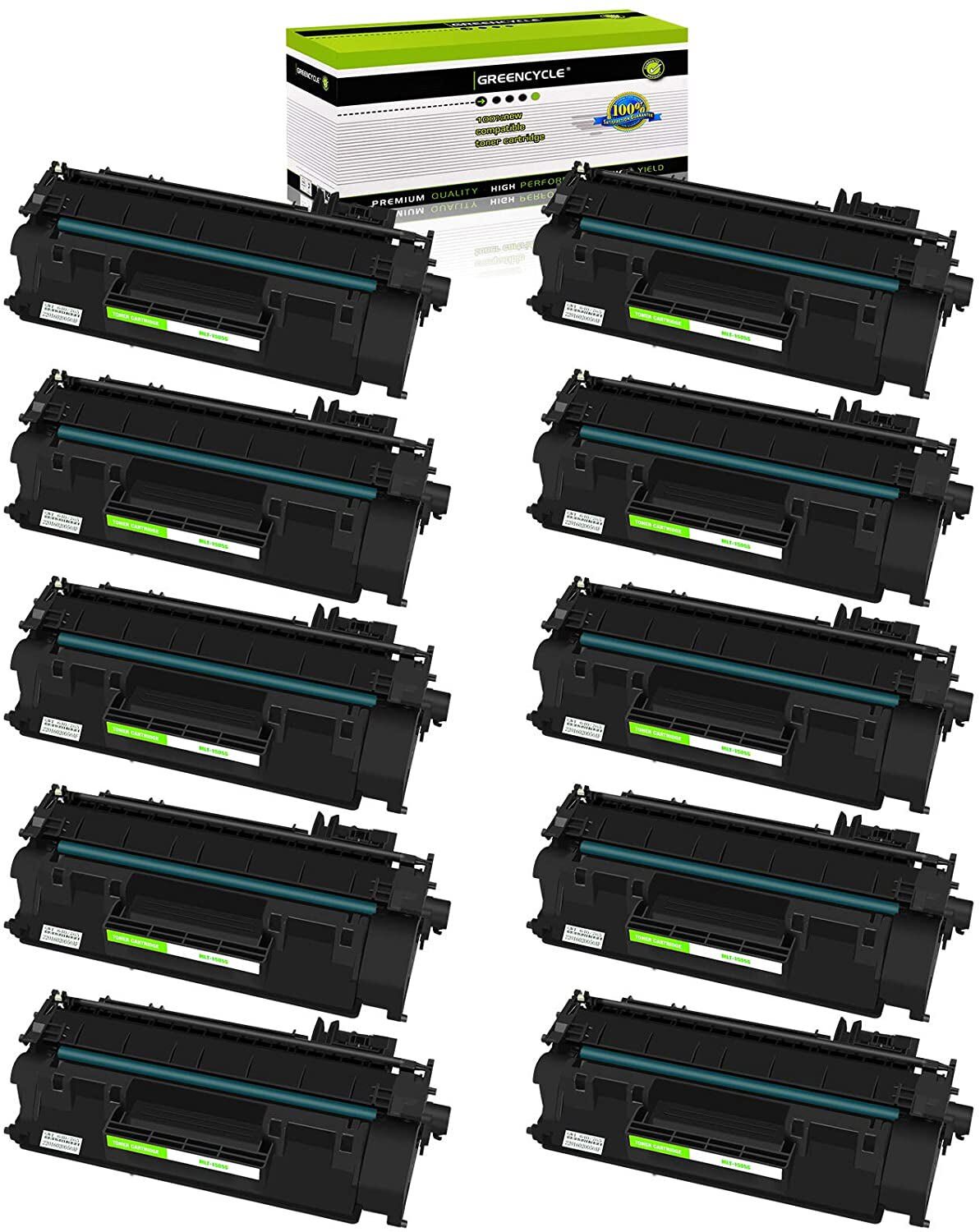 10 Pack Compatible CF280A 80A Toner for HP Laserjet Pro 400 M401A M401D M401n