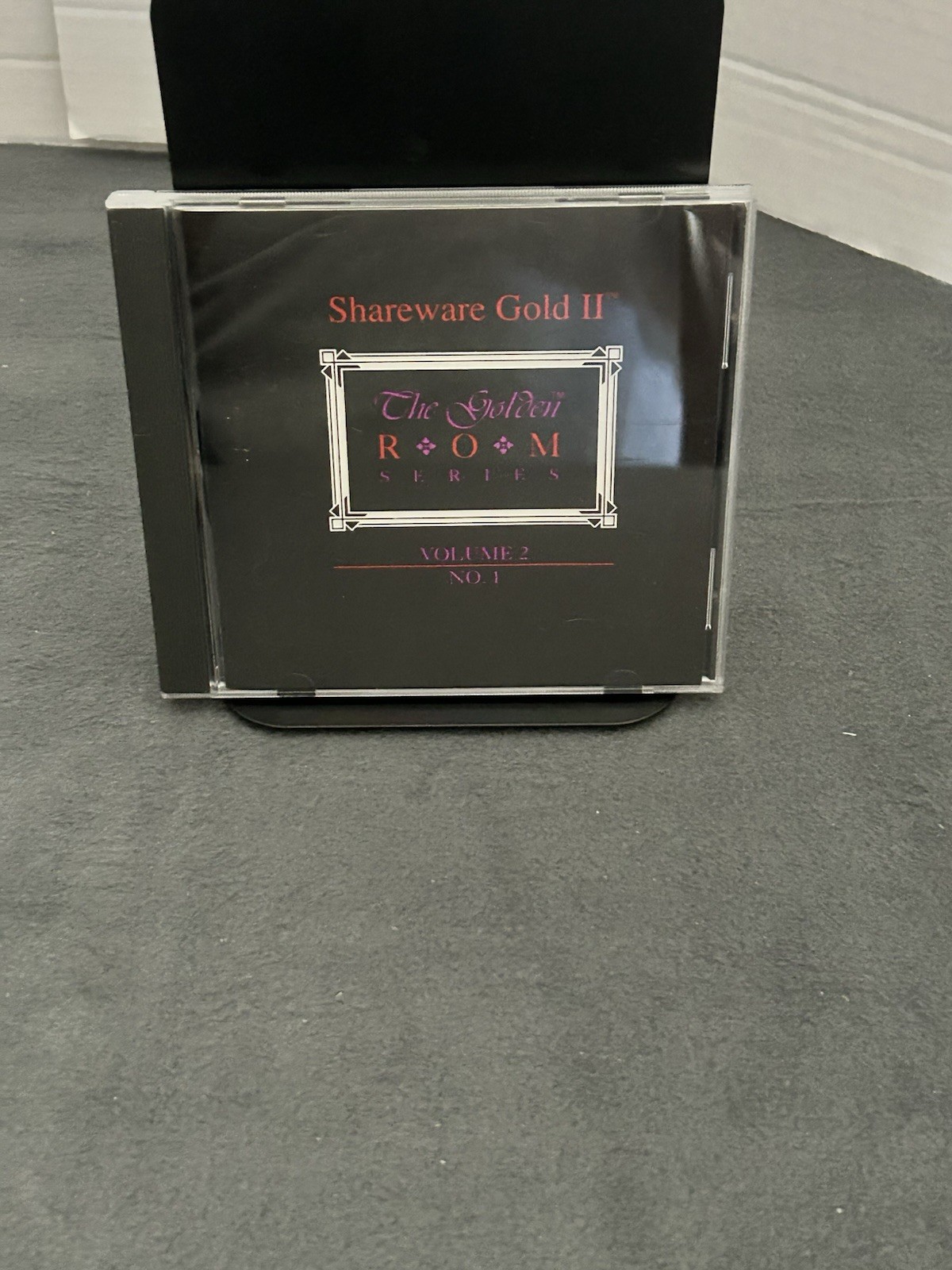 Shareware Gold II Golden Room Series Vol 2 No 1 VTG DOS CD-ROM PC Software Rare 