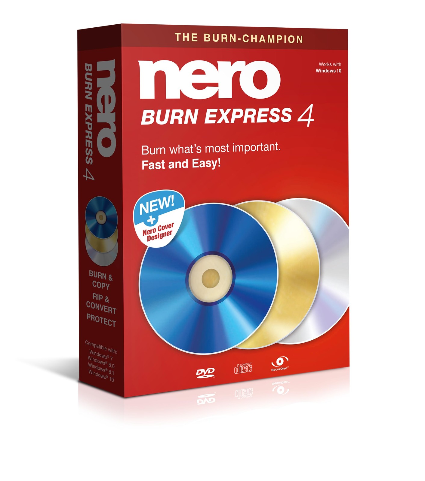 Nero Burn Express 4 | CD DVD Bluray | Copy | Rip | Convert | Backup |...