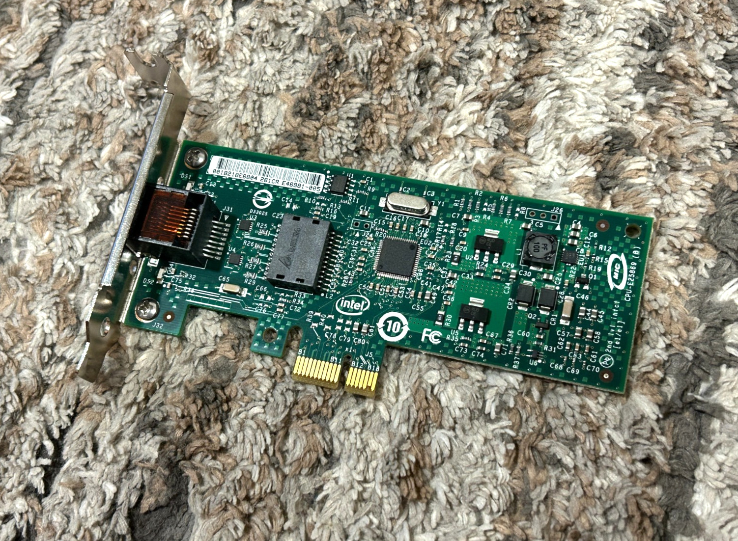 Intel EXP19301CTBLK Gigabit CT Desktop Adapter Network Card 893647
