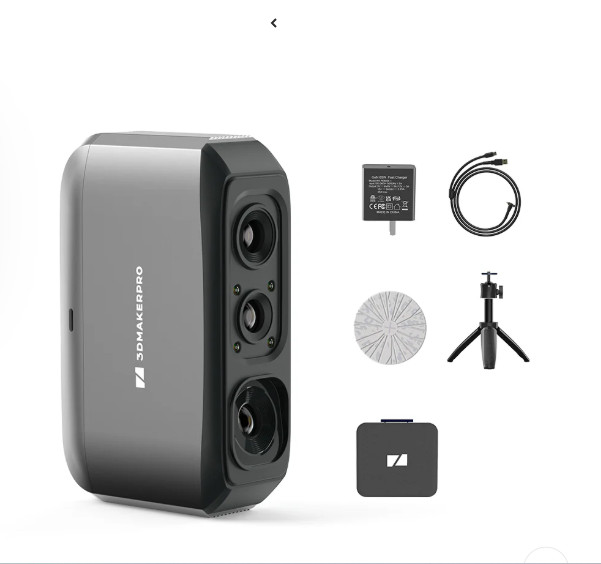 3DMakerpro Moose Lite Pro 3D Scanner For 3D Printing 0.05mm Accuracy 10FPS Scan