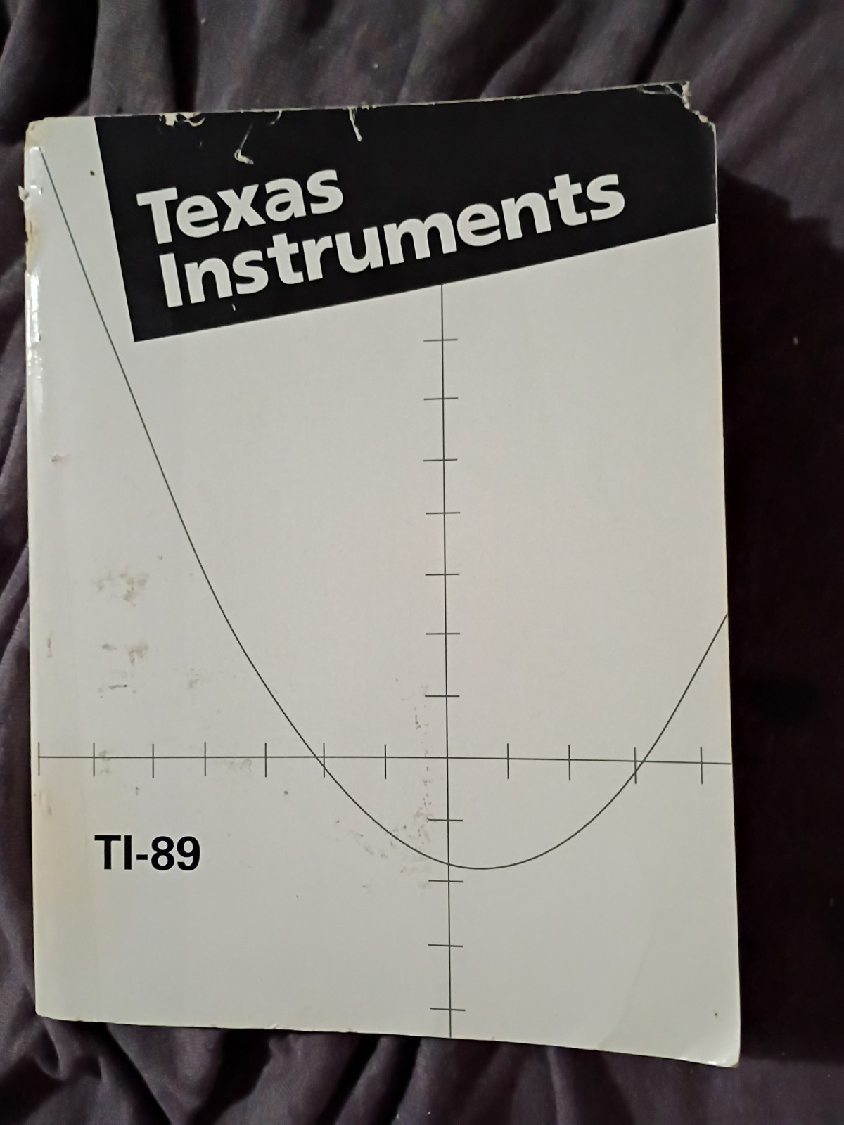 Vintage 1998 Texas Instruments TI-89 User's Manual Guidebook instructions