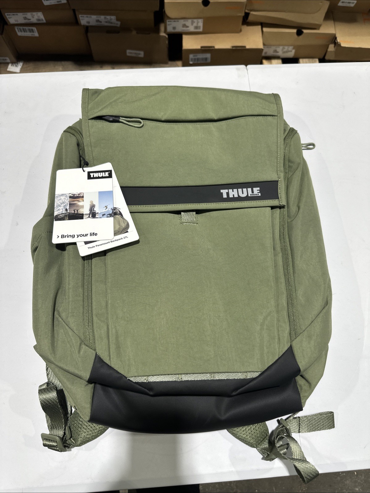 Thule Paramount 27L Backpack Soft Green