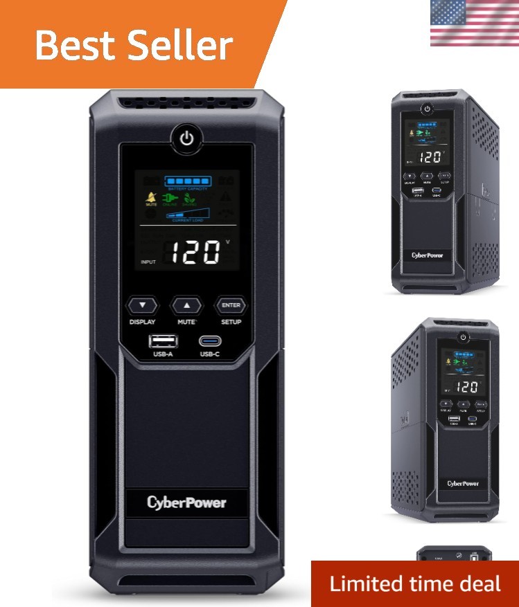 CP1500AVRLCD3 Intelligent LCD UPS Battery Backup