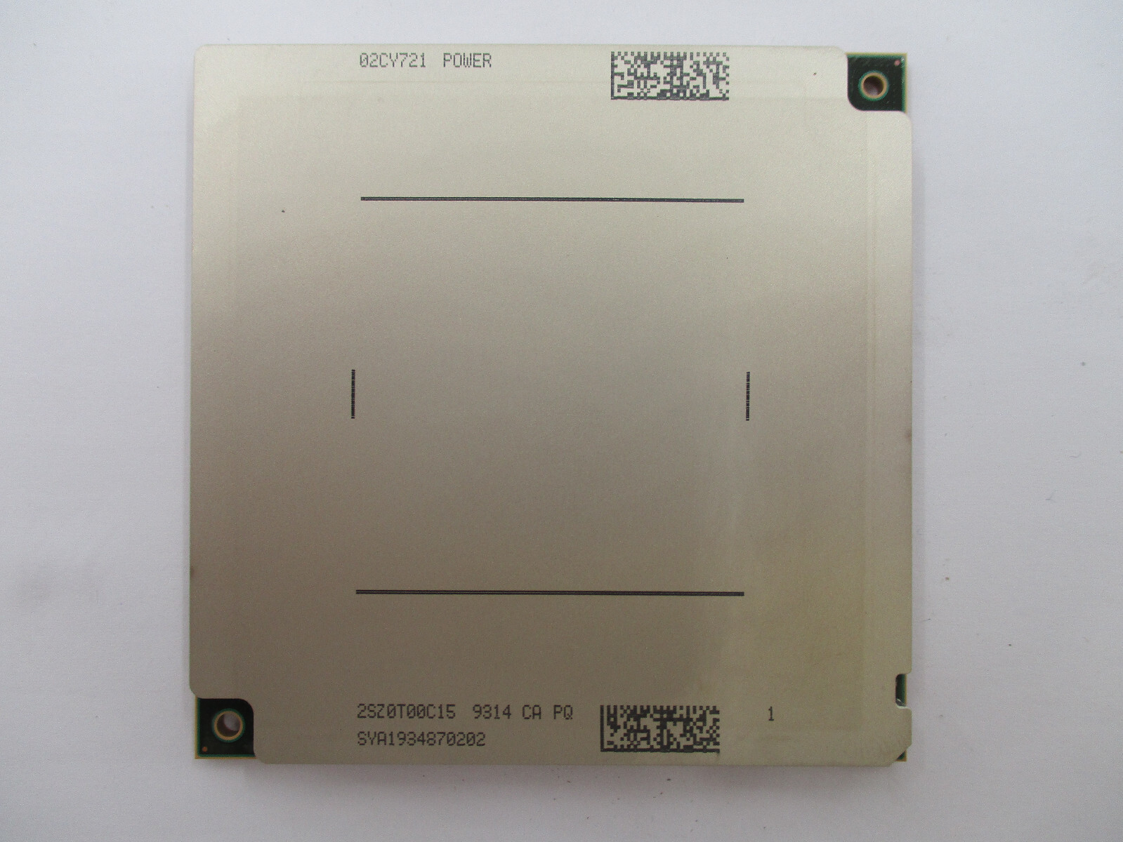 Genuine IBM Power 9 CPU 9314 CA PQ FRU: 02CY721 Tested Working