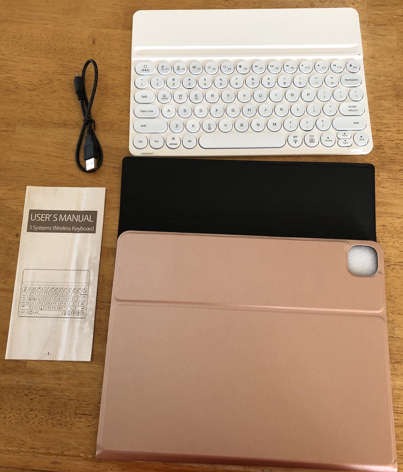 Case For iPAD PRO 12.9 2020 Wireless Keyboard Folio Leather Stand Smart Cover