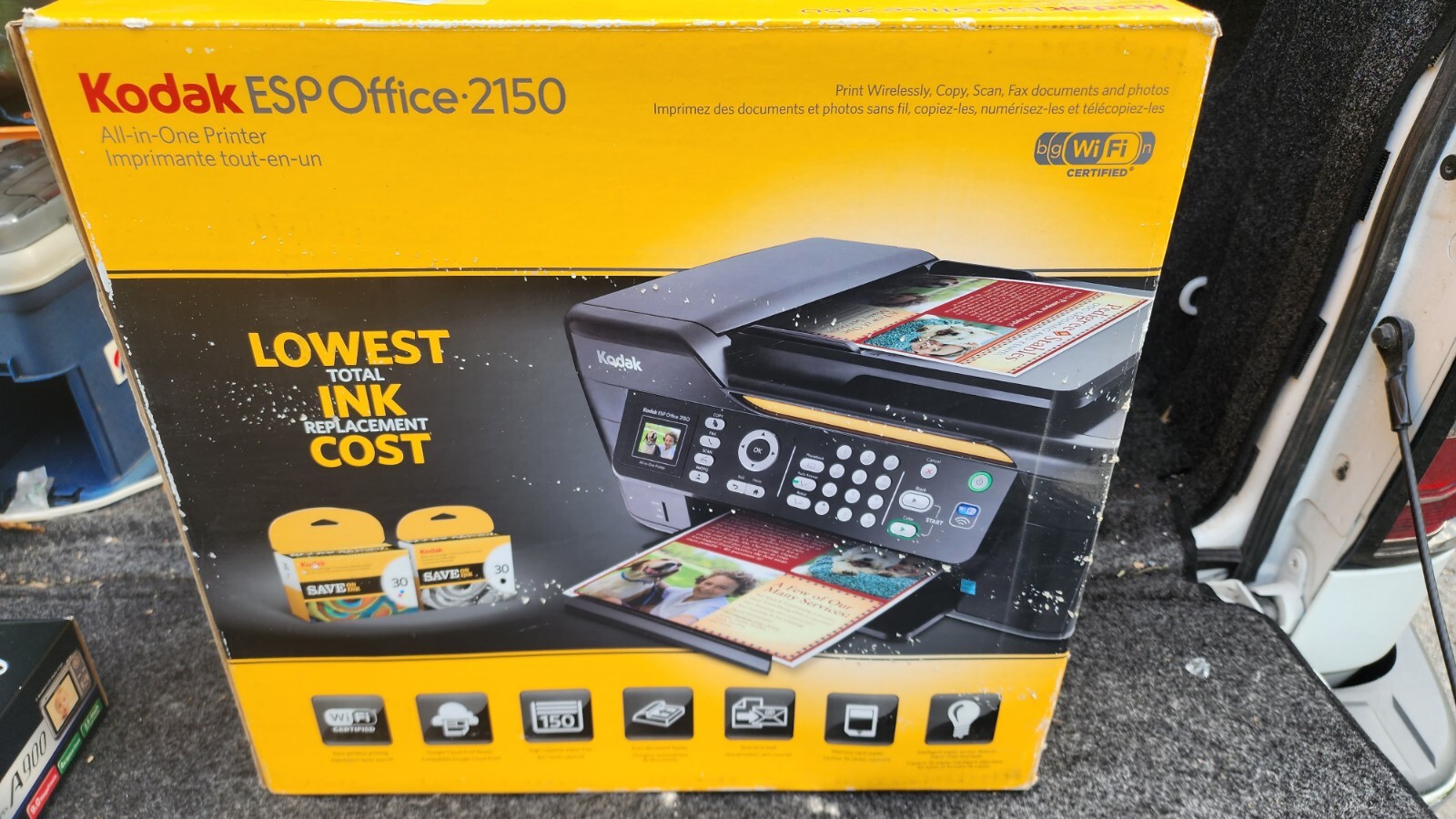Kodak ESP Office ESP2150 Wireless All-In-One Color Inkjet Printer New