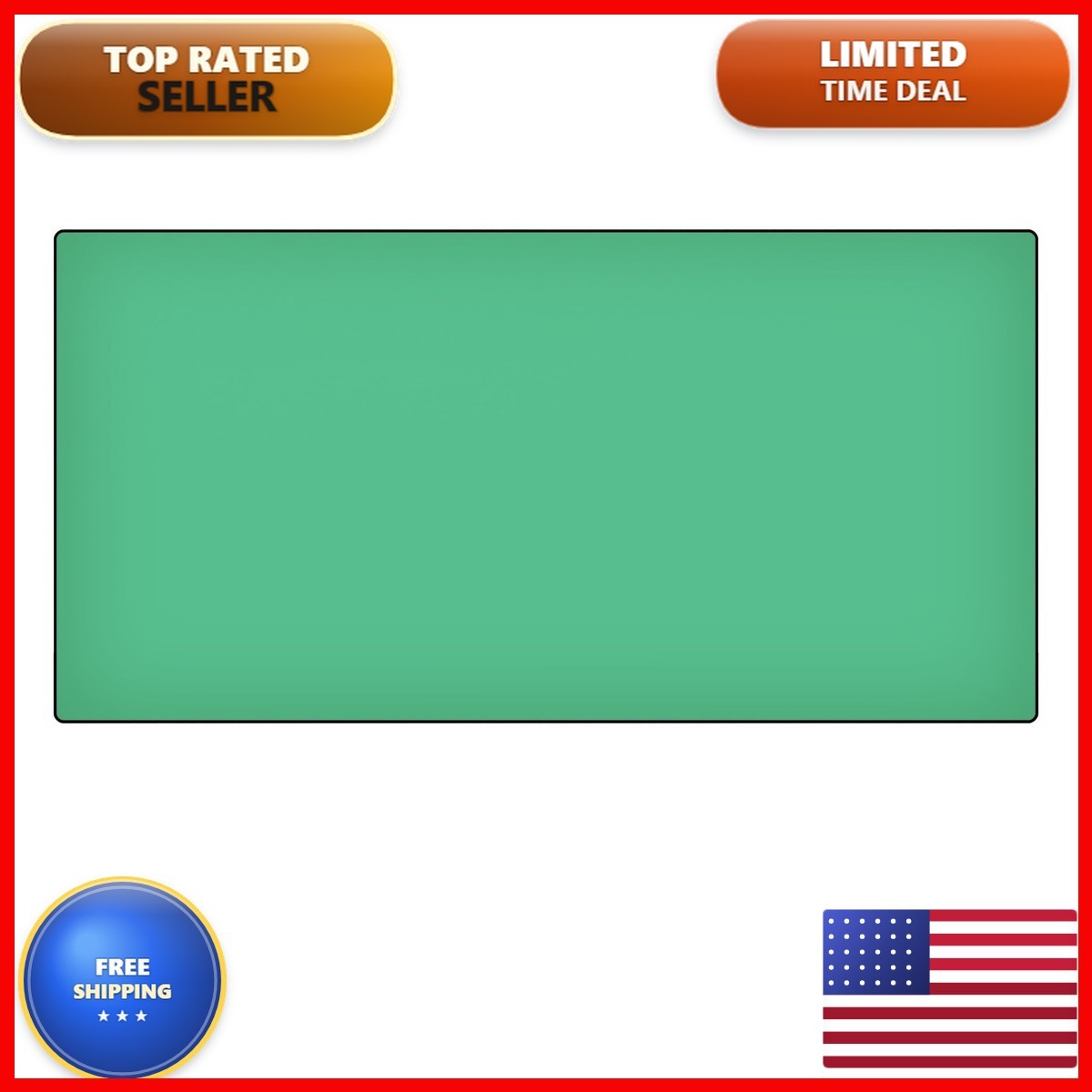 Gamer Boss - Gaming Mouse Pad - 36 x 17 Inches - 4mm Thick Stitched Edges