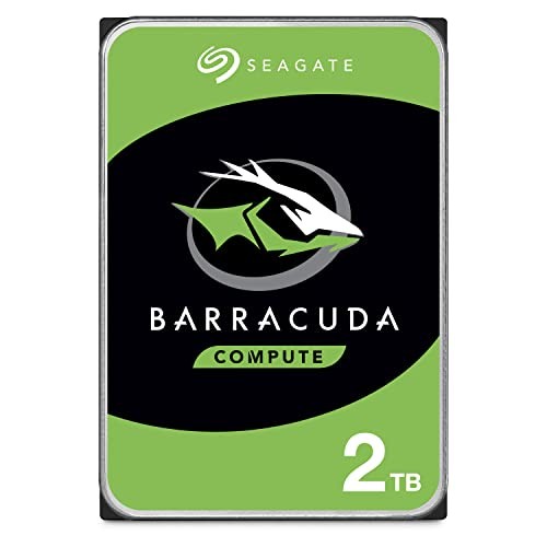 SEAGATE BARRACUDA 2TB INTERNAL SATA 6GB/S 7200 RPM 256MB CACHE - SILVER/BLACK