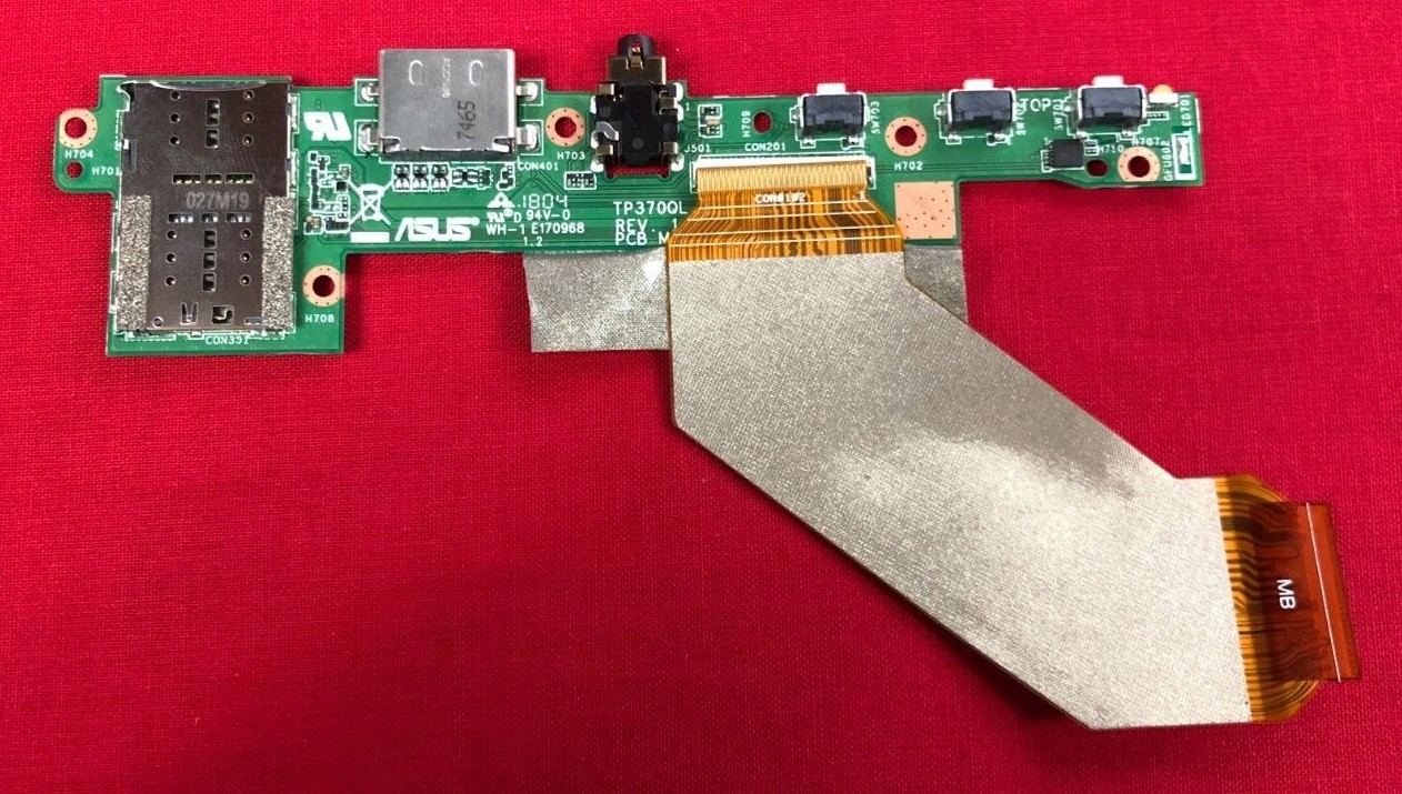 ASUS NOVAGO TP370QL I/O BOARD & MB_IOB_FPC CABLE 90NR0060-R10030 08701-00011100