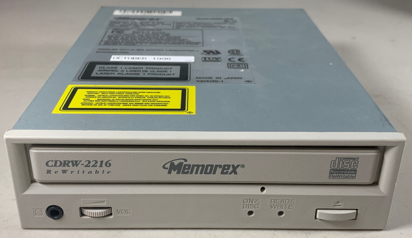 New Old Stock Memorex Model CDRW-2216 Internal Compact Disk Drive ONLY