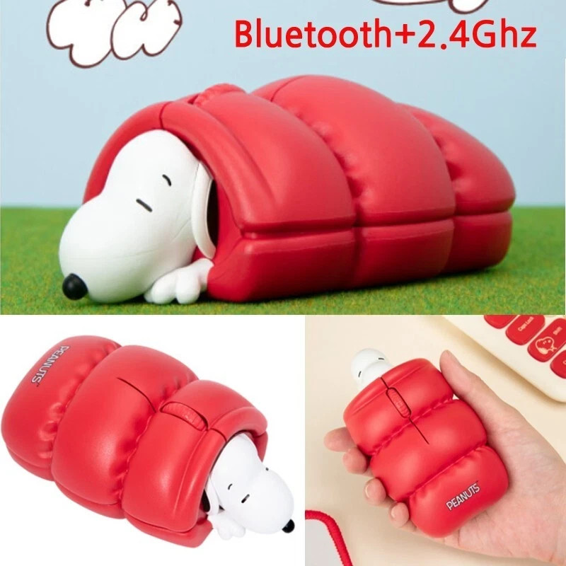 Snoopy Bluetooth Wireless Mouse Multi-Pairing Rechargeable / Tracking