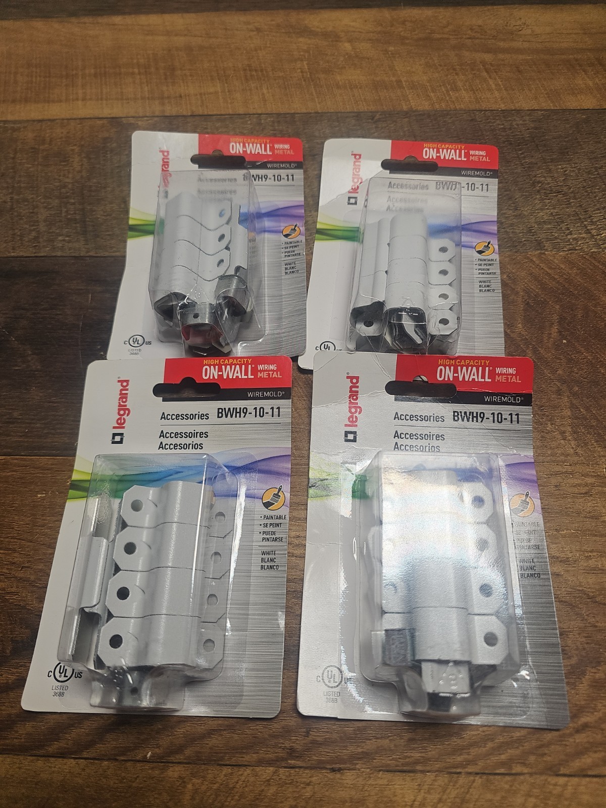 Legrand Wiremold 700 Series Metal Surface Raceway Accessory Set White (Lot Of 4)