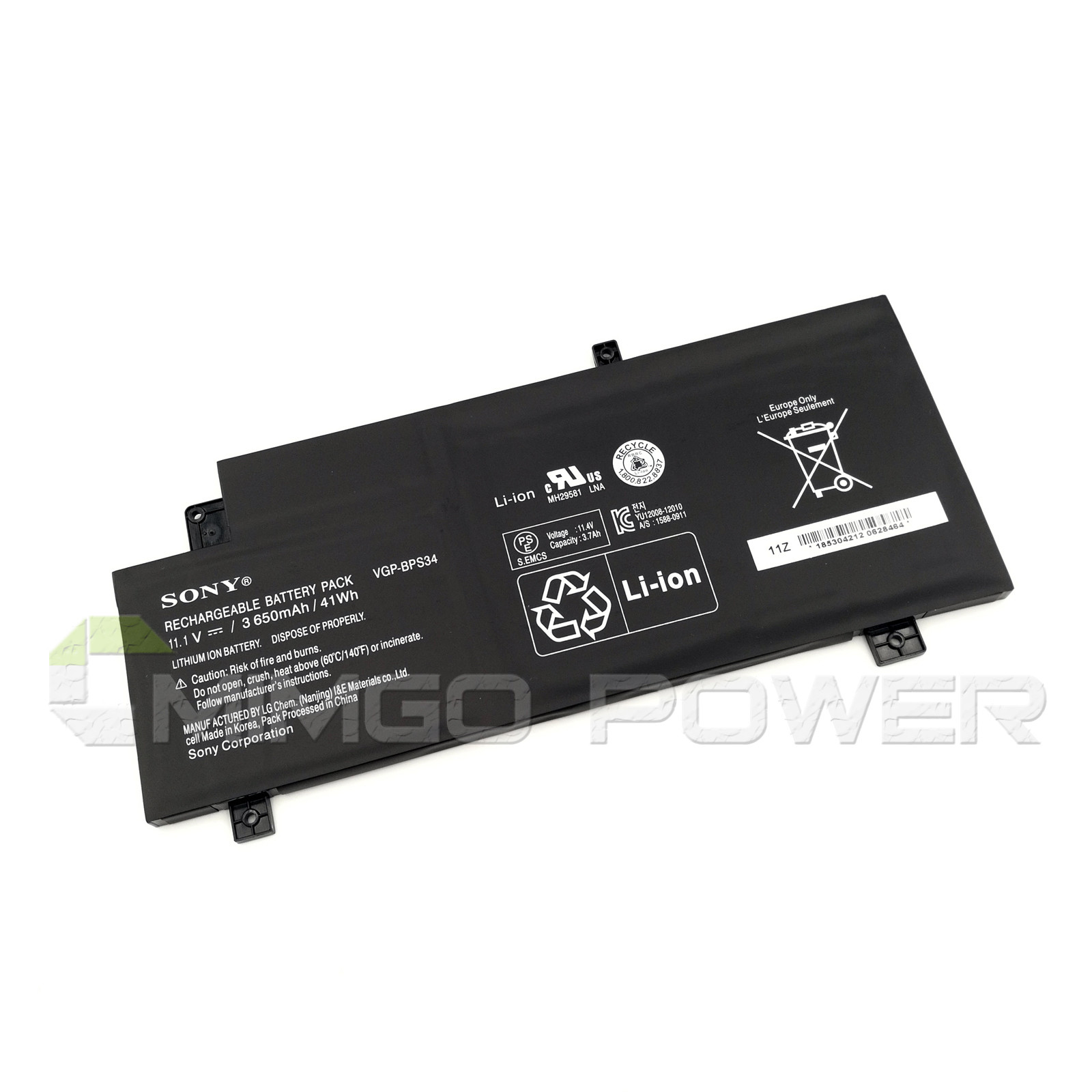 Genuine VGP-BPS34 BPL34 OEM Battery for Sony VAIO Fit 14 SVF14A 15 SVF15A Touch