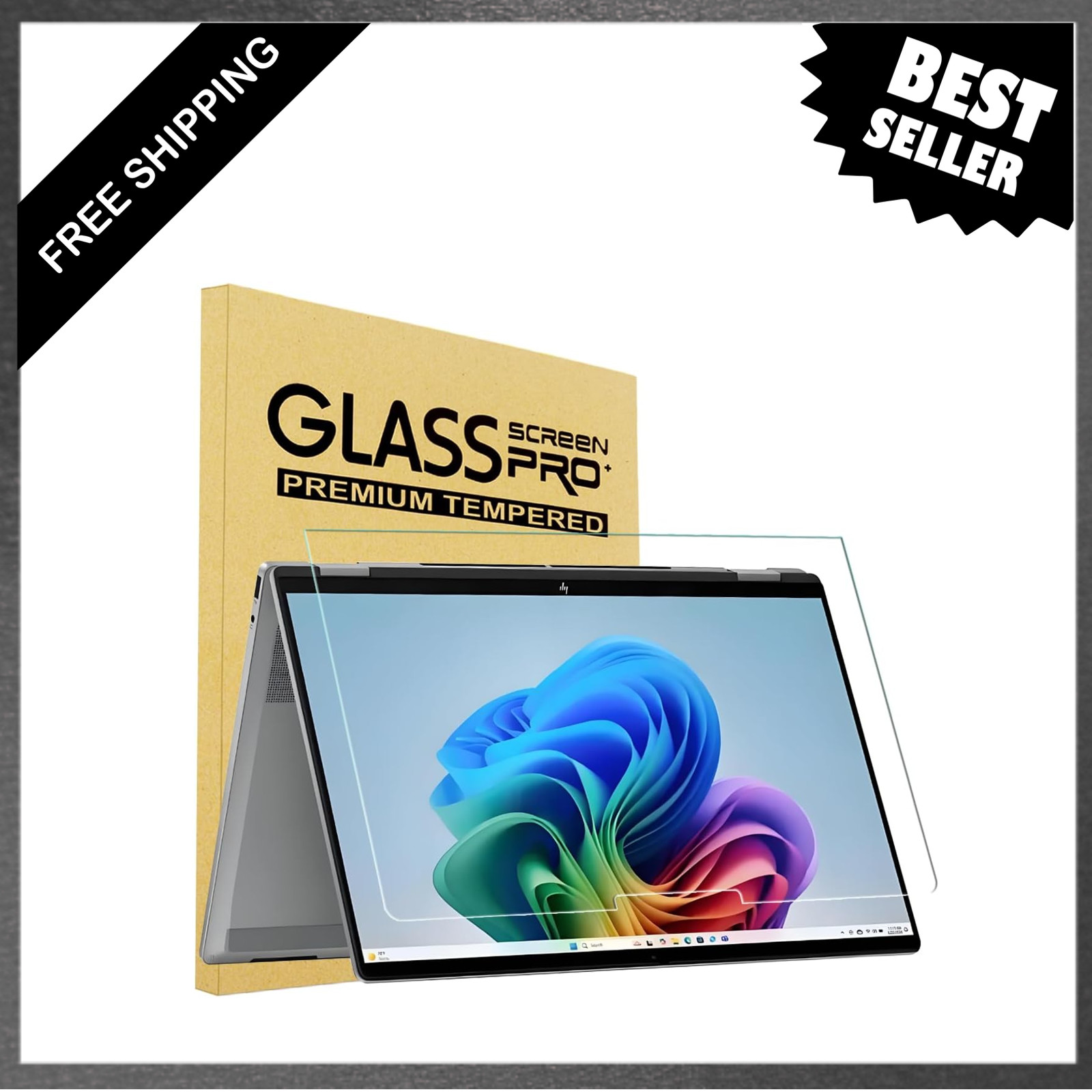 16 Inch Tempered Glass Screen Protector for HP OmniBook X Flip 16 Inch Model