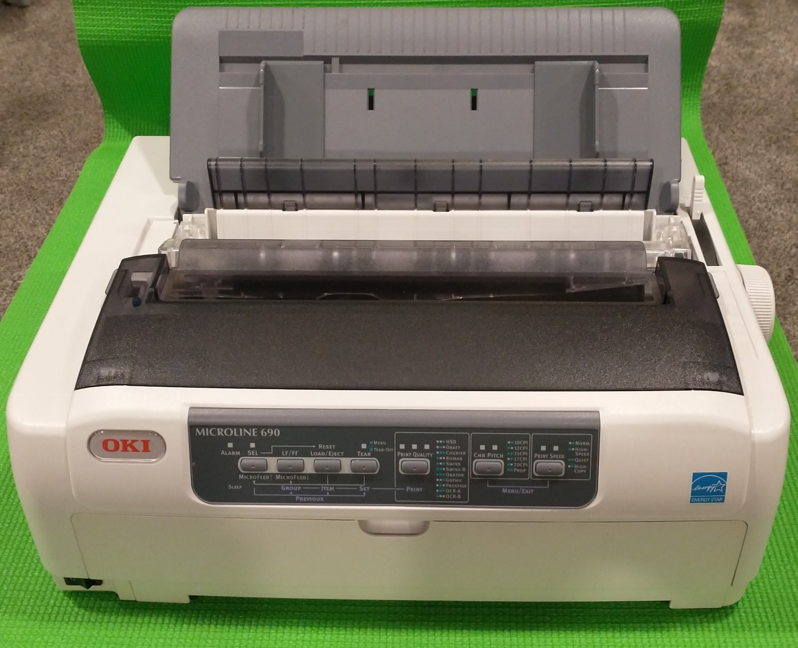 Oki Microline 690 Dot Matrix Printer ML690 24-Pin Forms Printer USB Parallel