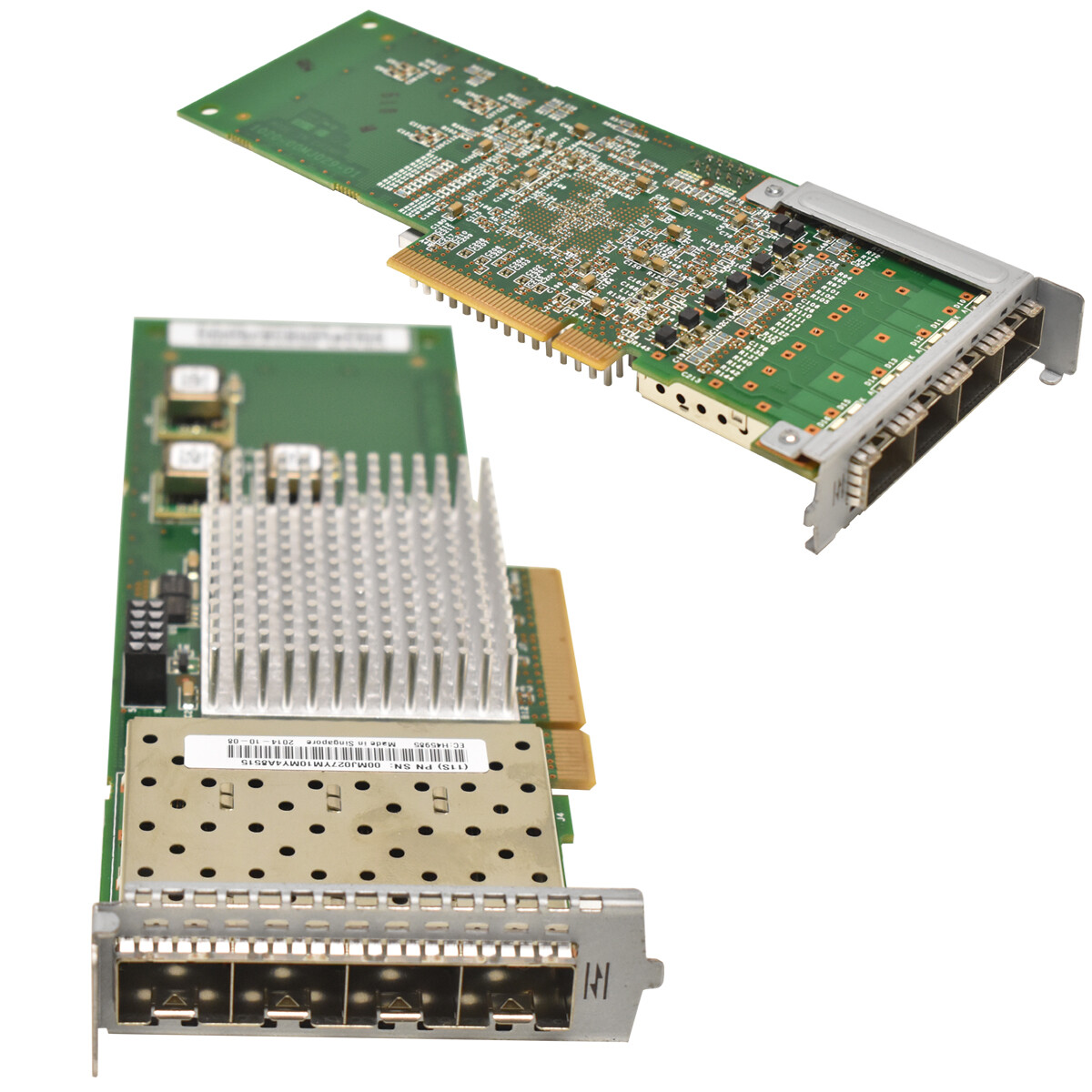 IBM Storwize Control V7000 G2 FC PCI-e x8 Adapter 4 Port 8Gb/s 00MJ027 00MJ028