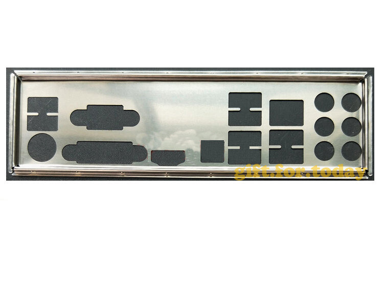 For Gigabyte GA-H55M-S2H Shield IO I/O Rear Baffle Backplate Motherboard