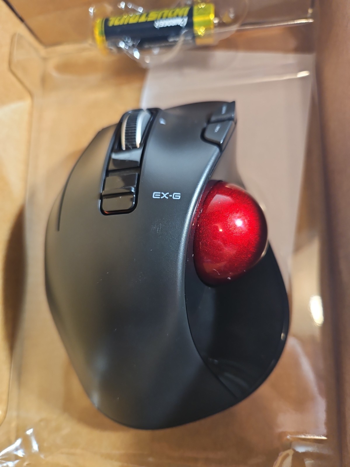 ELECOM EX-G Left Handed Wireless Trackball Mouse