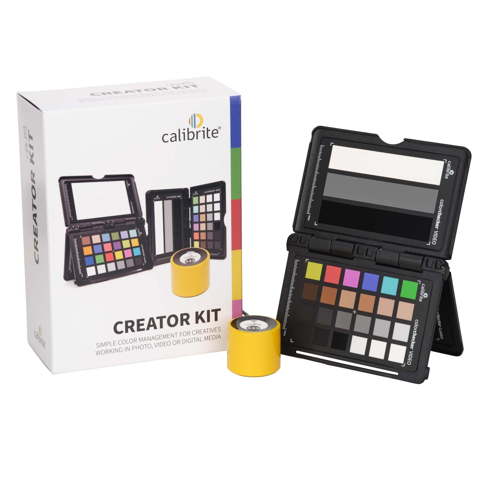 Calibrite Creator Kit w/Display 123 Colorimeter and ColorChecker Passport Video