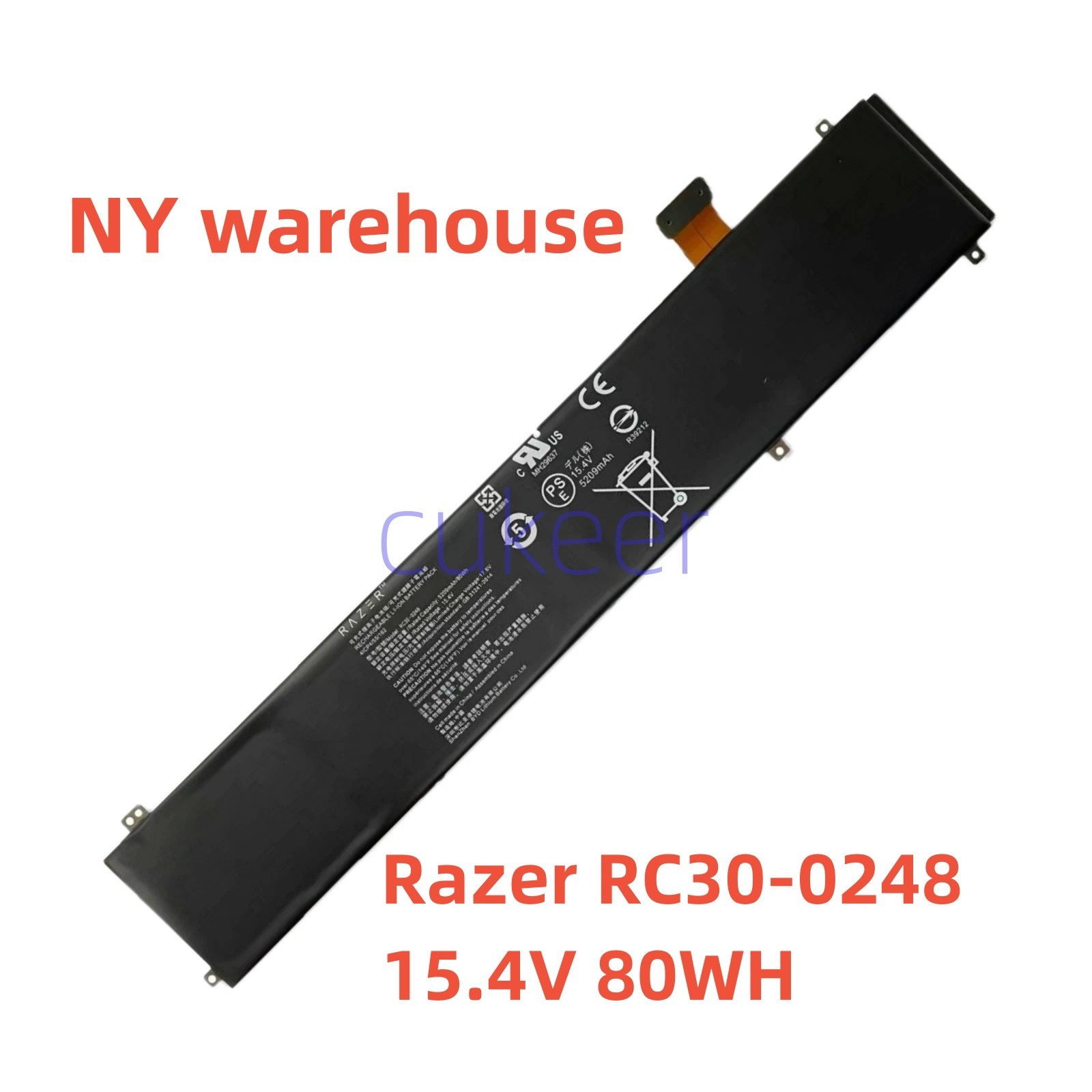 RC30-0248 battery For Razer Blade RZ09-0238 54ICP4/55/162 Advanced 15 2018-2021