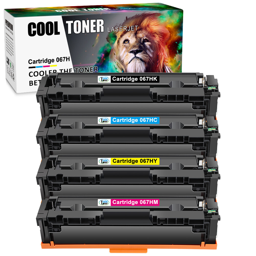 4Packs 067H 067 Toner Cartridge for Canon Color imageCLASS MF656Cdw MF654Cdw