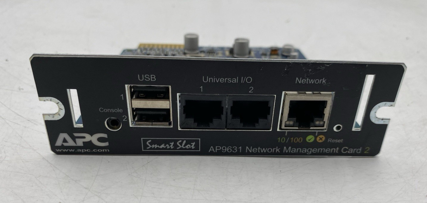 APC AP9631 UPS Environmental Monitoring Network Management Card