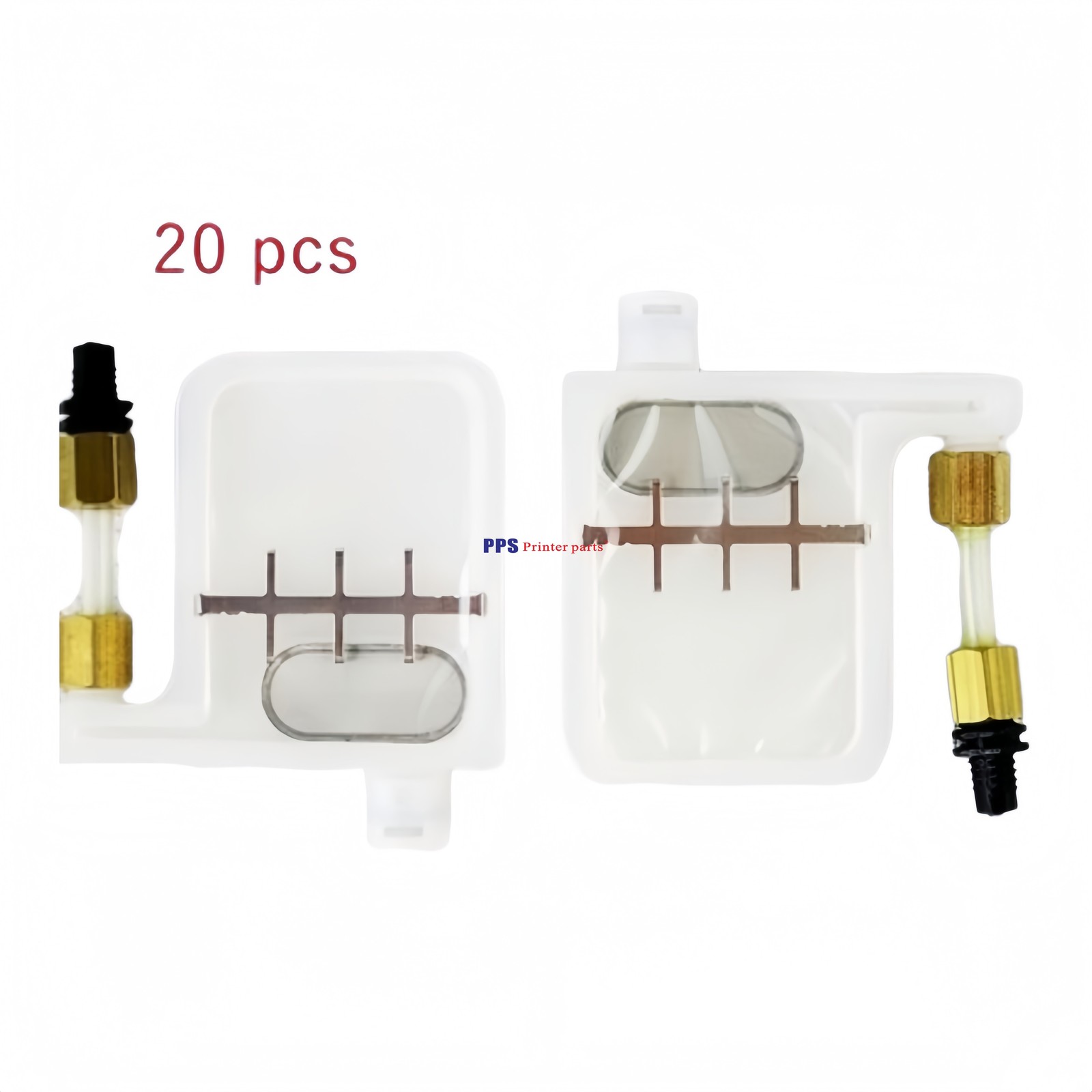 20Pcs Big Ink Damper with Resized Adapter for Epson DX4 /DX3 /DX5 Printhead
