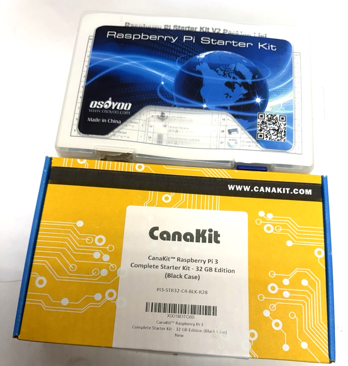 CanaKit Raspberry Pi 3 Complete Starter Kit - 32GB Edition (Black Case) Expanded