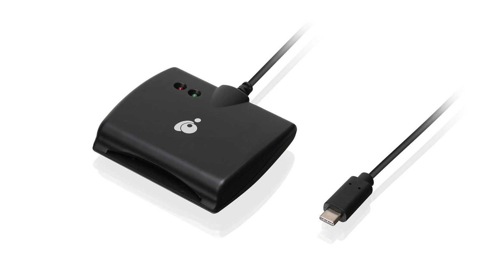 IOGEAR USB C CAC Reader TAA Compliant Fast Smart Card Reader for Secure Access