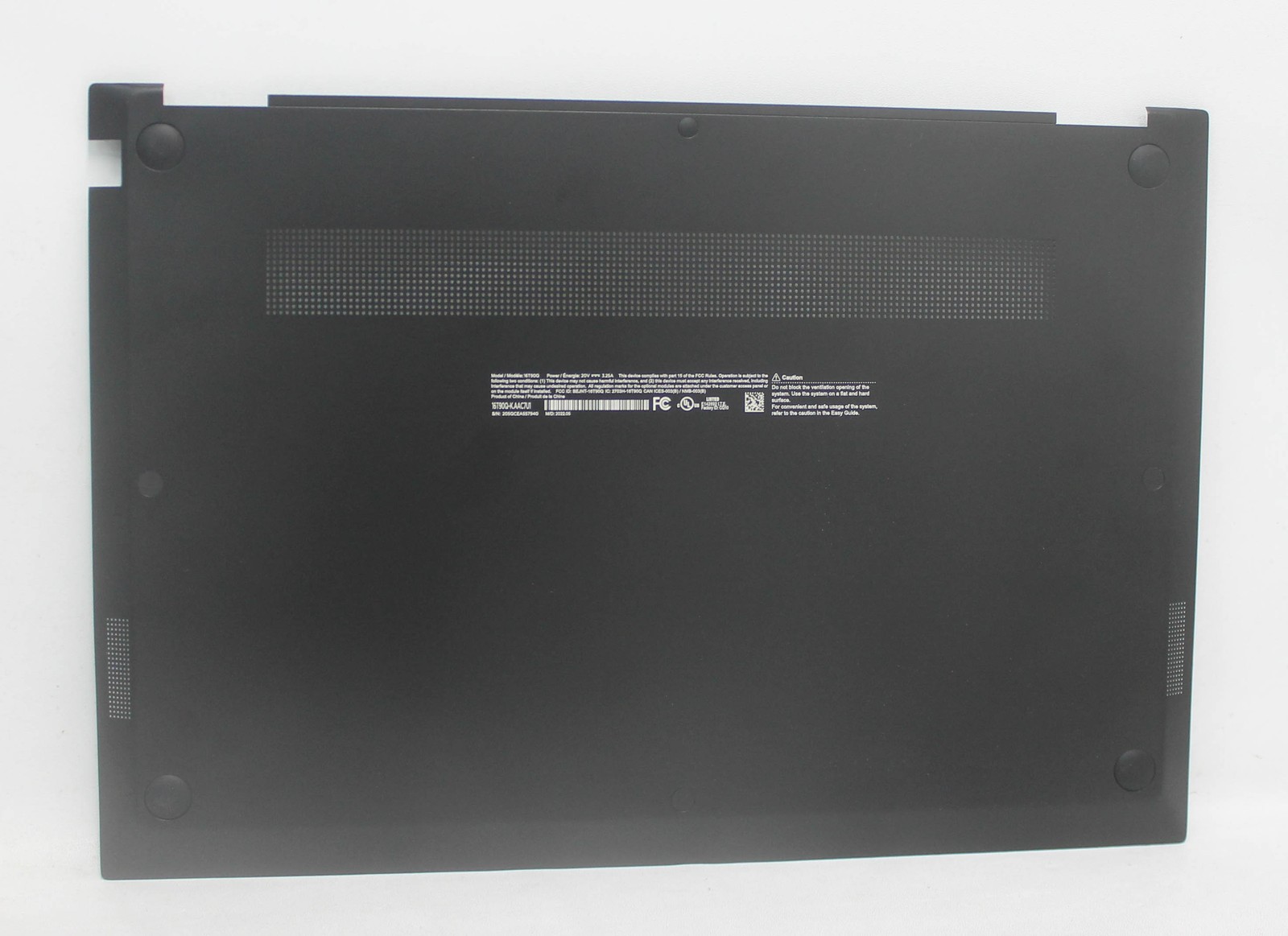 16T90Q-BASE LG Bottom Base Cover Black Gram 16T90Q-K.Aac7U1 "GRADE A"