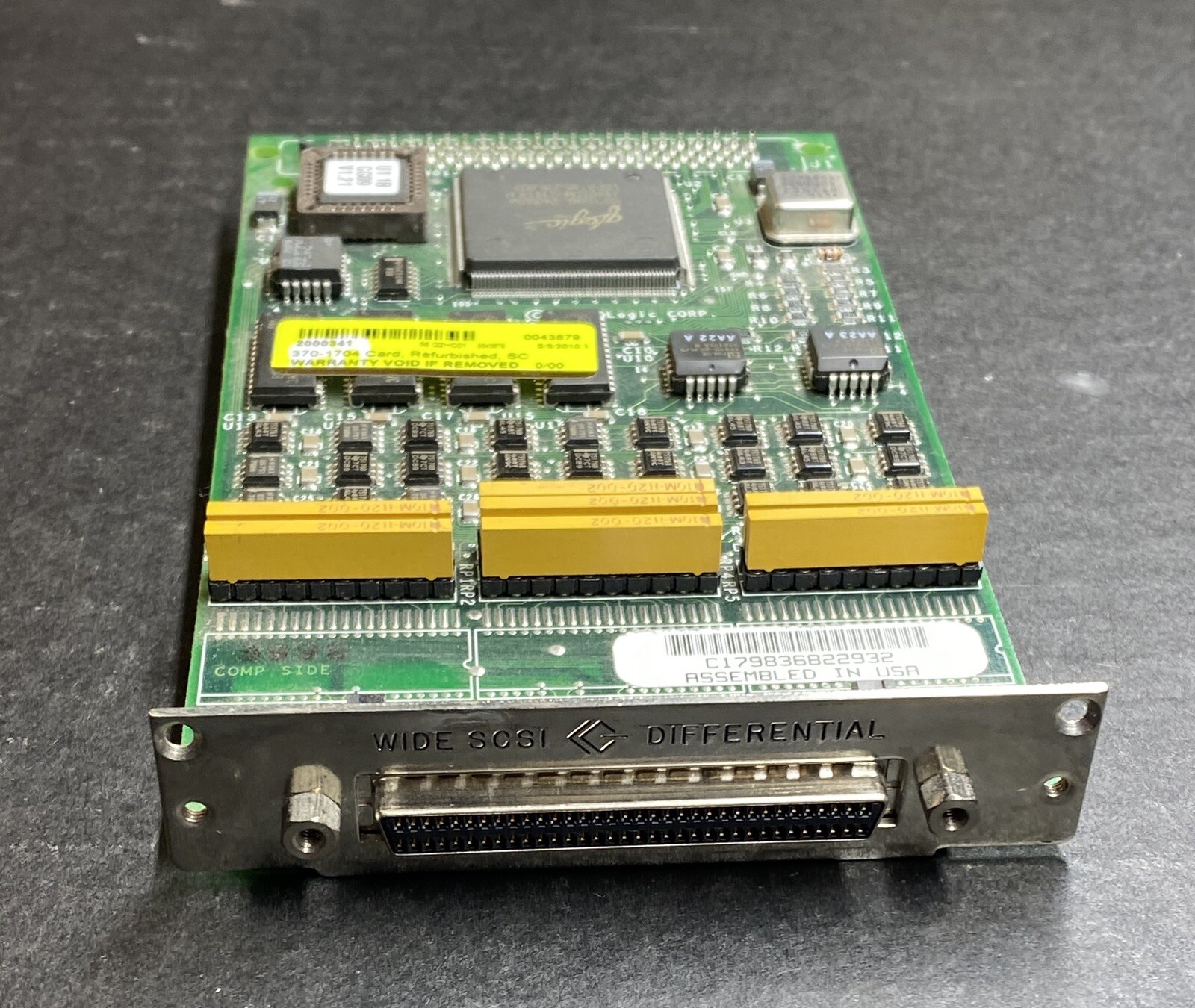 Sun 370-1704 Differential Fast/Wide SCSI-2 Host Adapter (DWIS/S) X1062A Tested