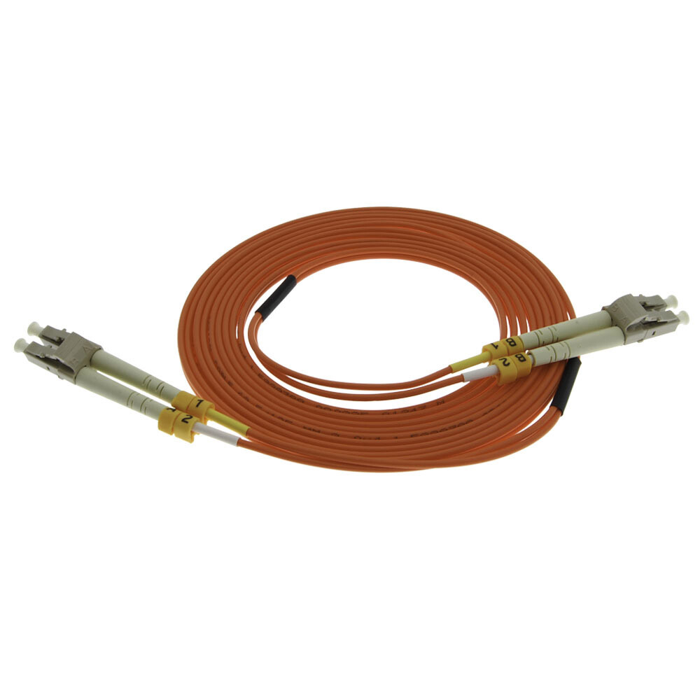 LC-LC Duplex 62.5/125 Multimode OM1 Fiber Optic Cable