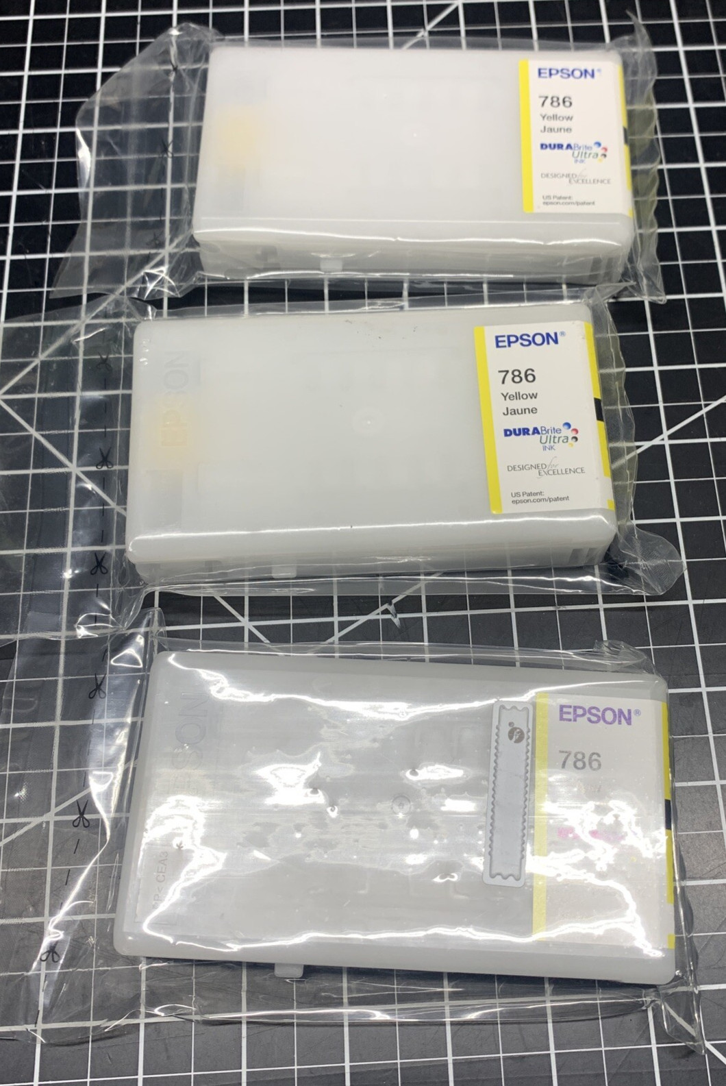 3x Genuine Epson 786XL Yellow Ink WF4630 WF5110 WF5620 WF5690 Printer OEM NIB