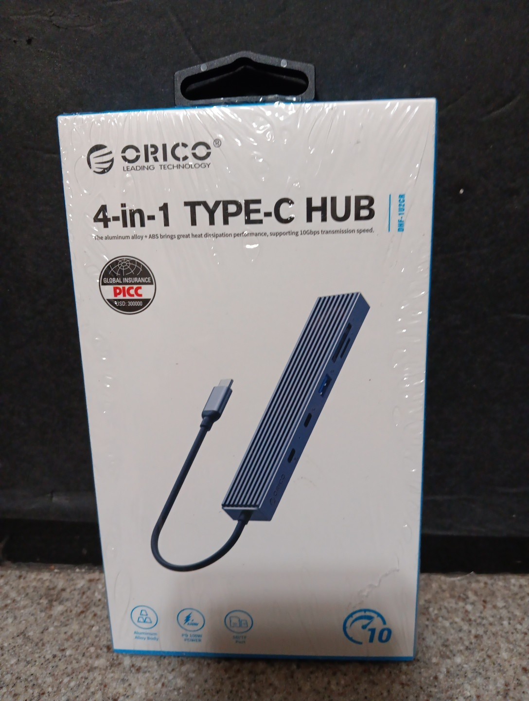 ORICO 10Gbps 4 IN 1 Type-C USB HUB 100W PD USB 3.1 SD/TF Expansion for PC Laptop