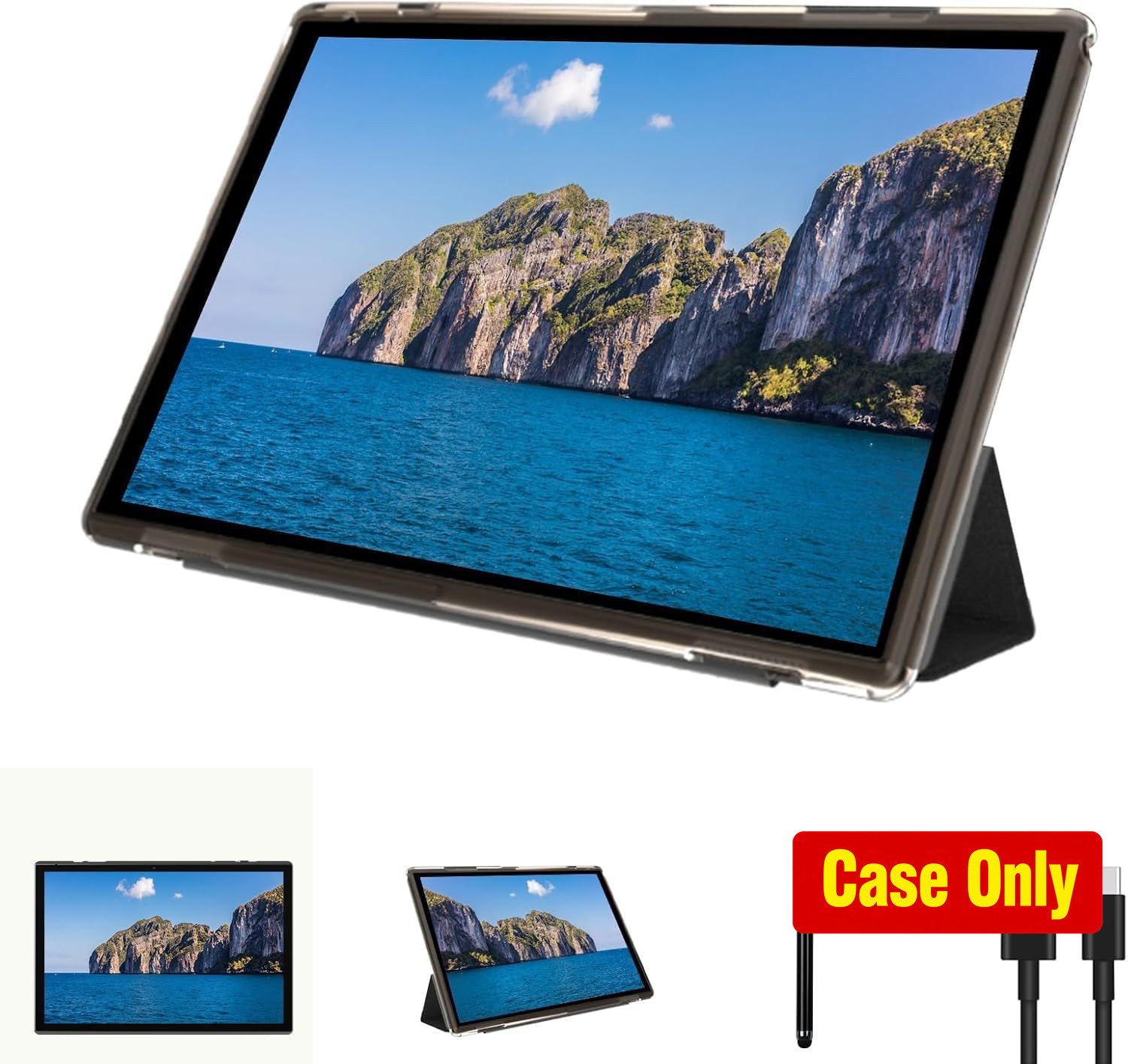 Case for Android Tablet 10 Inch - 8GB RAM, 32GB ROM, 10.1" IPS HD Touchscreen