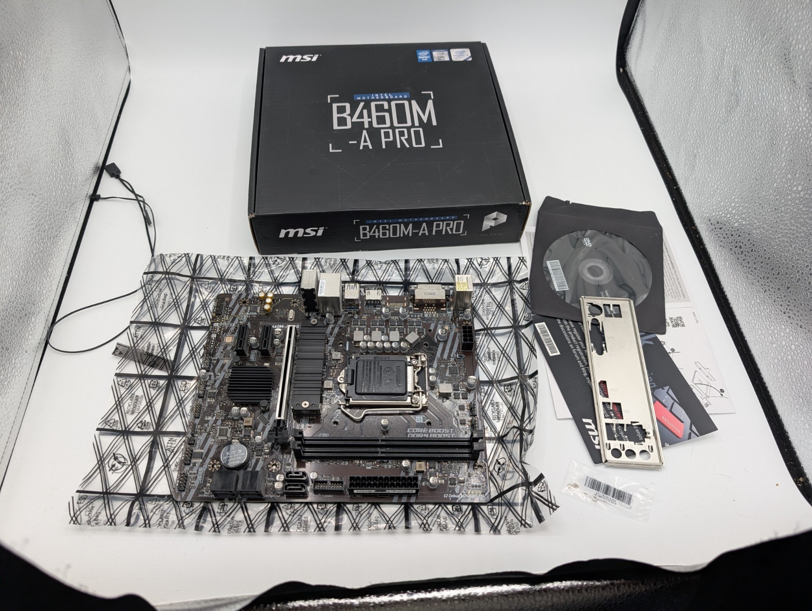 MSI B460M-A Pro DDR4 LGA 1200 Micro ATX Motherboard 10th Gen