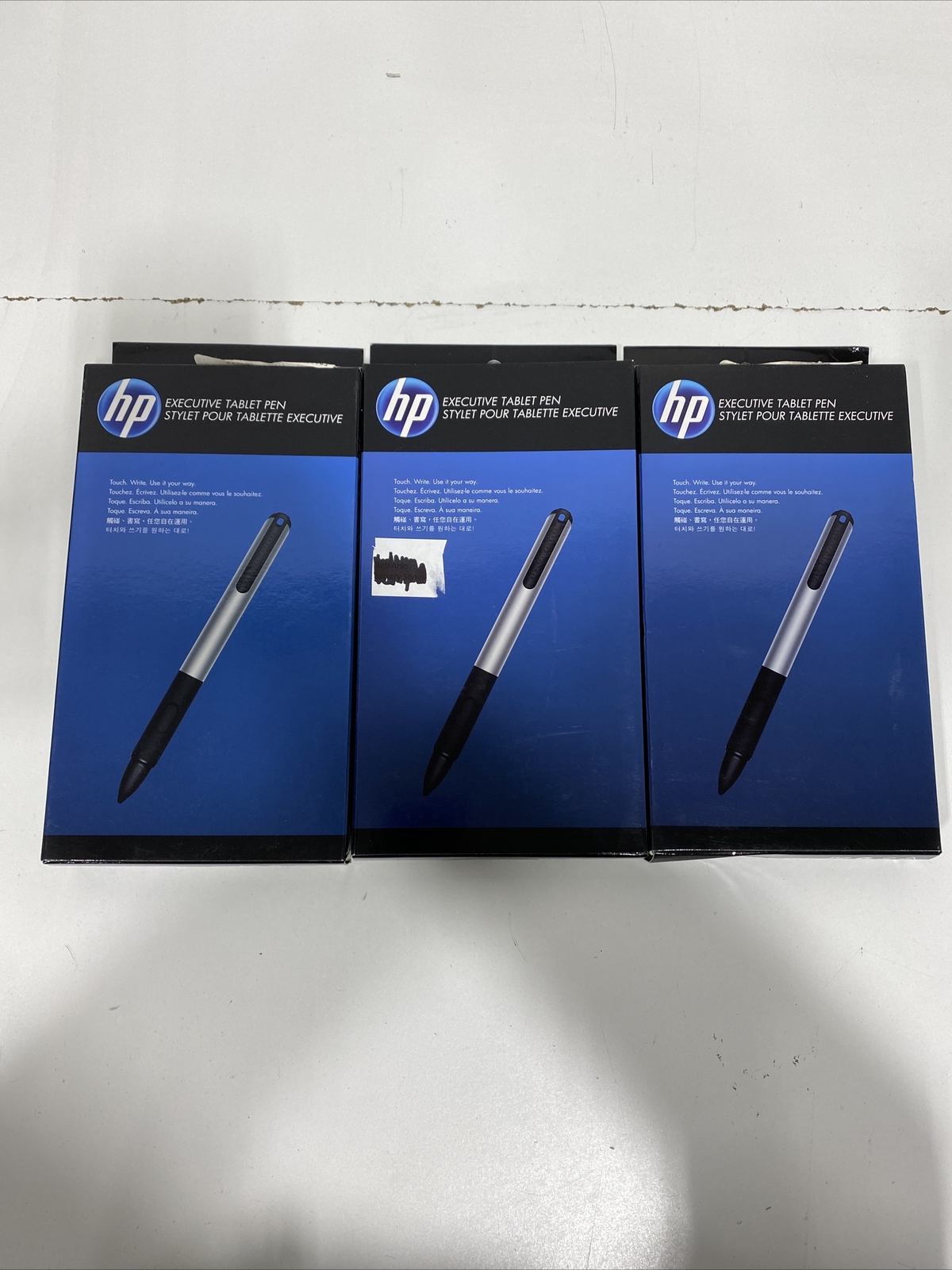 Genuine HP Executive Tablet Pen H4E45AA New NIB Lot of 3 touch Tablets with W8