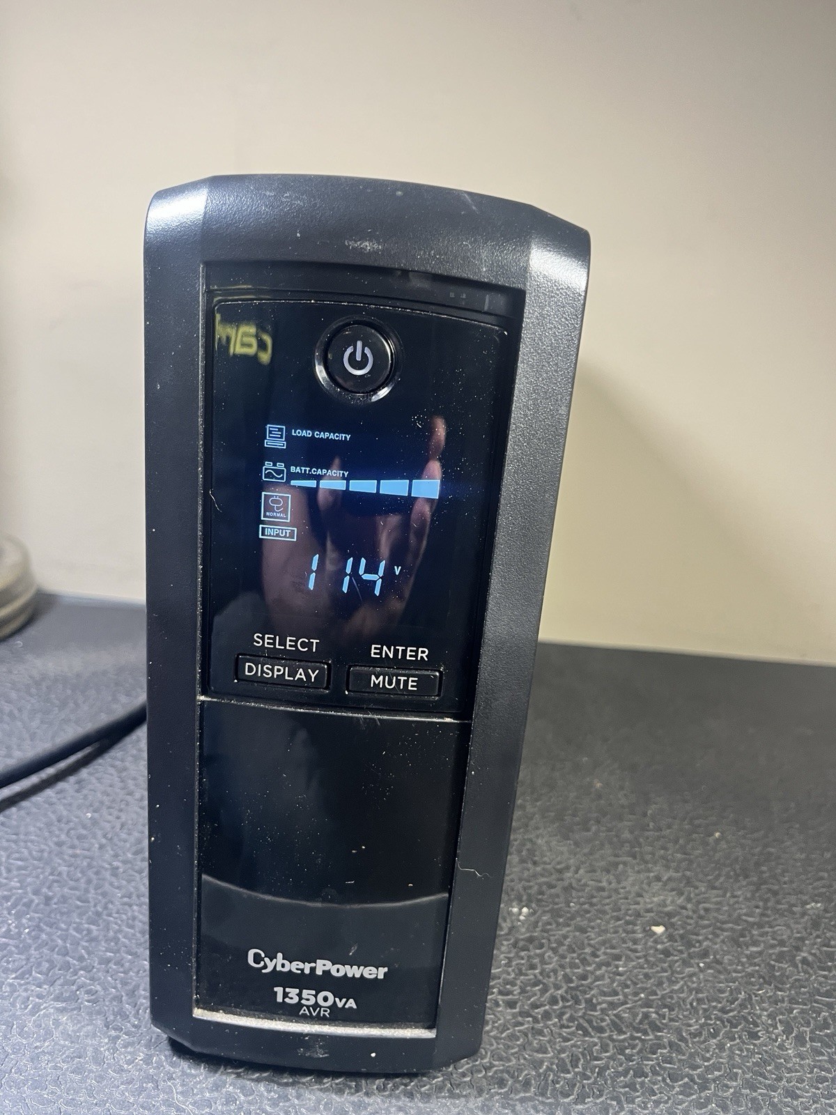 Cyberpower CP1350AVR Intelligent UPS 815W 1350VA 10 Outlets GOOD INCL BATTERY