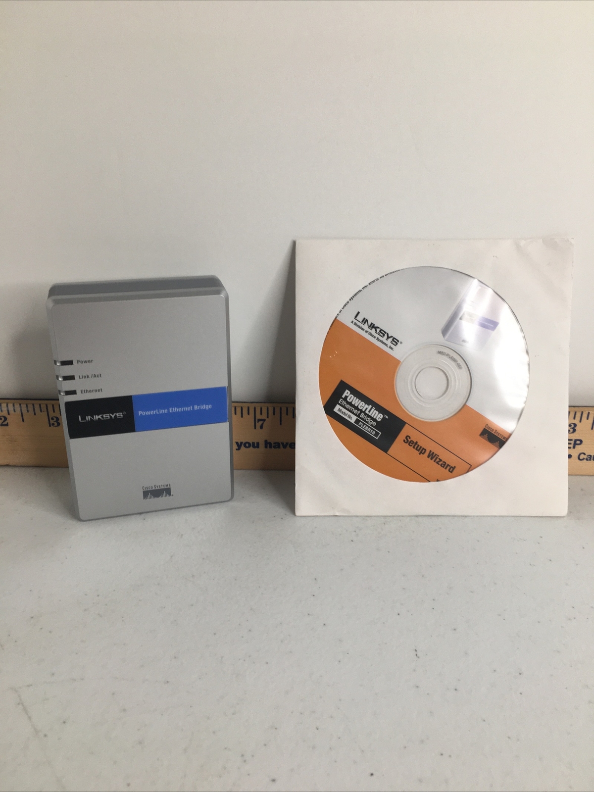 Cisco Linksys Powerline Ethernet Bridge Wired high speed