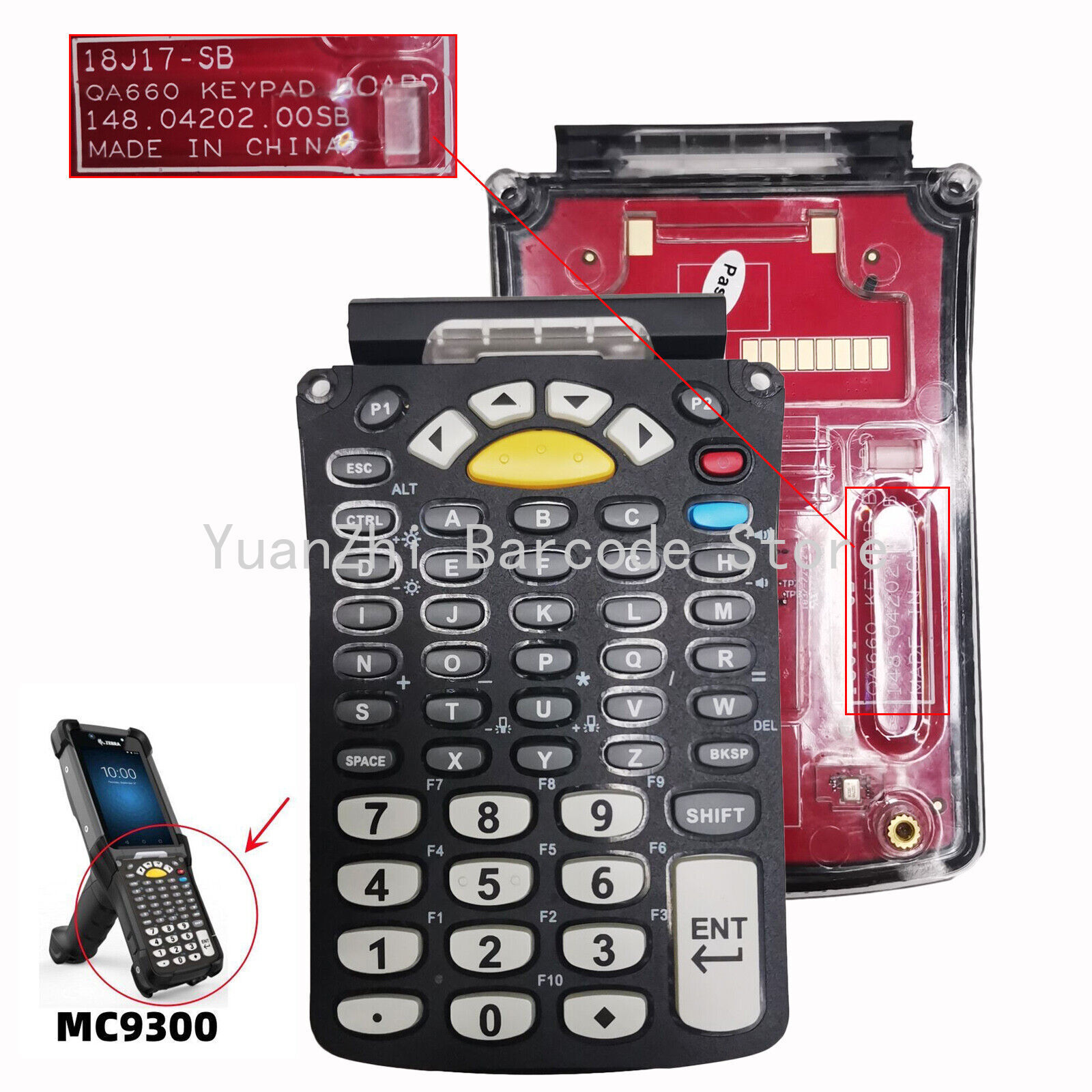 New 53-Key Standard Keypad for Zebra MC9300 MC930B-G Mobile Computer