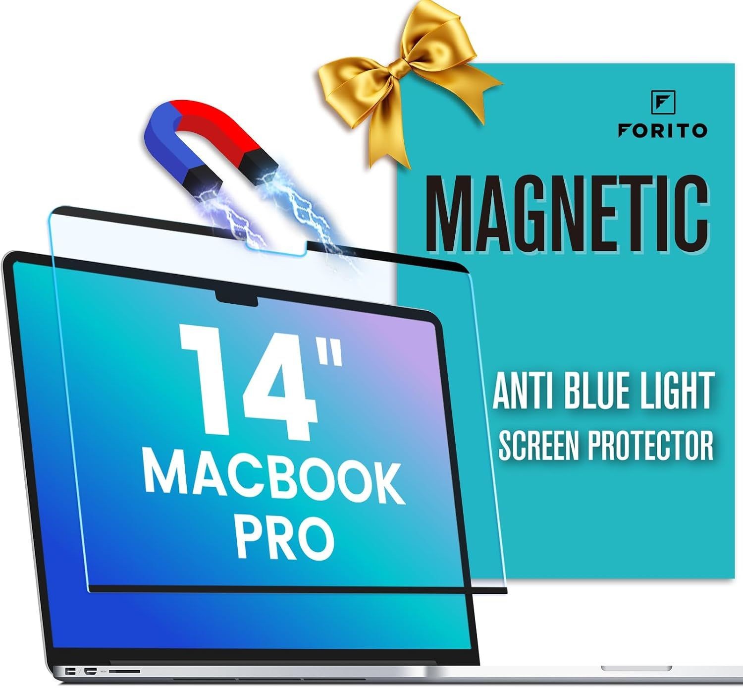 Magnetic Anti Blue Light Screen Protector for MacBook Pro 14 inch (2025-2021)