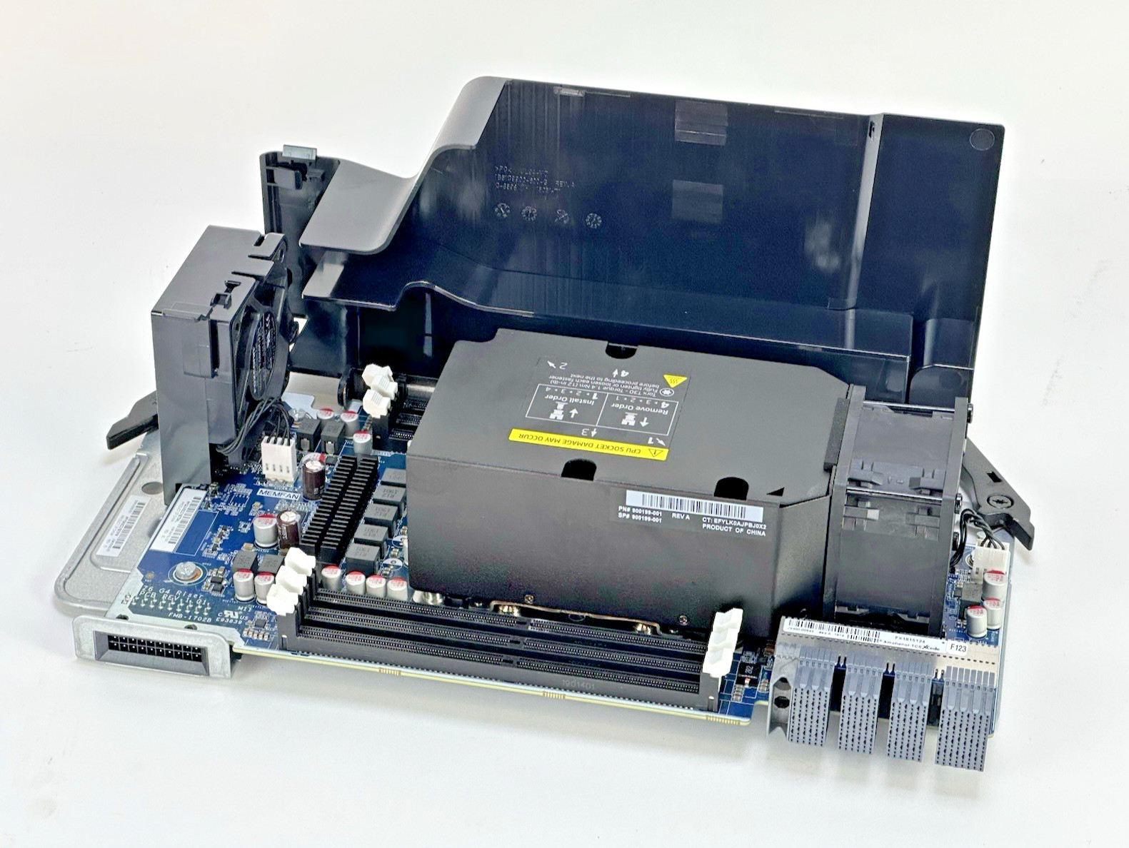 HP 935686-001 Z6 G4 Second/ 2nd CPU Riser Board Cage with Heatsink No DDR4 RAM