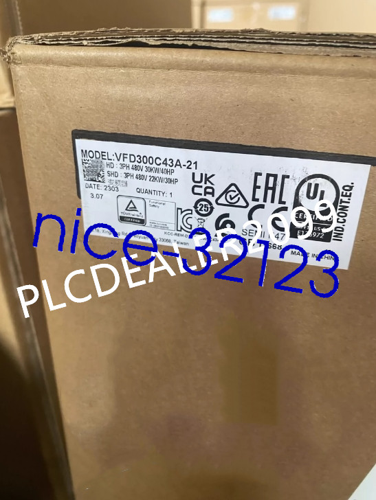 1PC New Delta VFD300C43A-21 Inverter In Box via DHL&FedEx&UPS Fast Ship