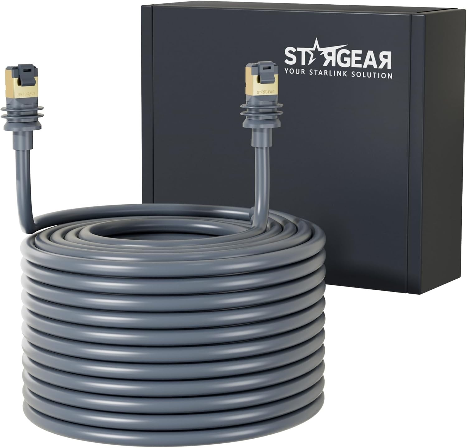 STARGEAR 15M/49FT Starlink Gen 3 Replacement Cable for Standard 4/4X/V3 Rev 4 Mi
