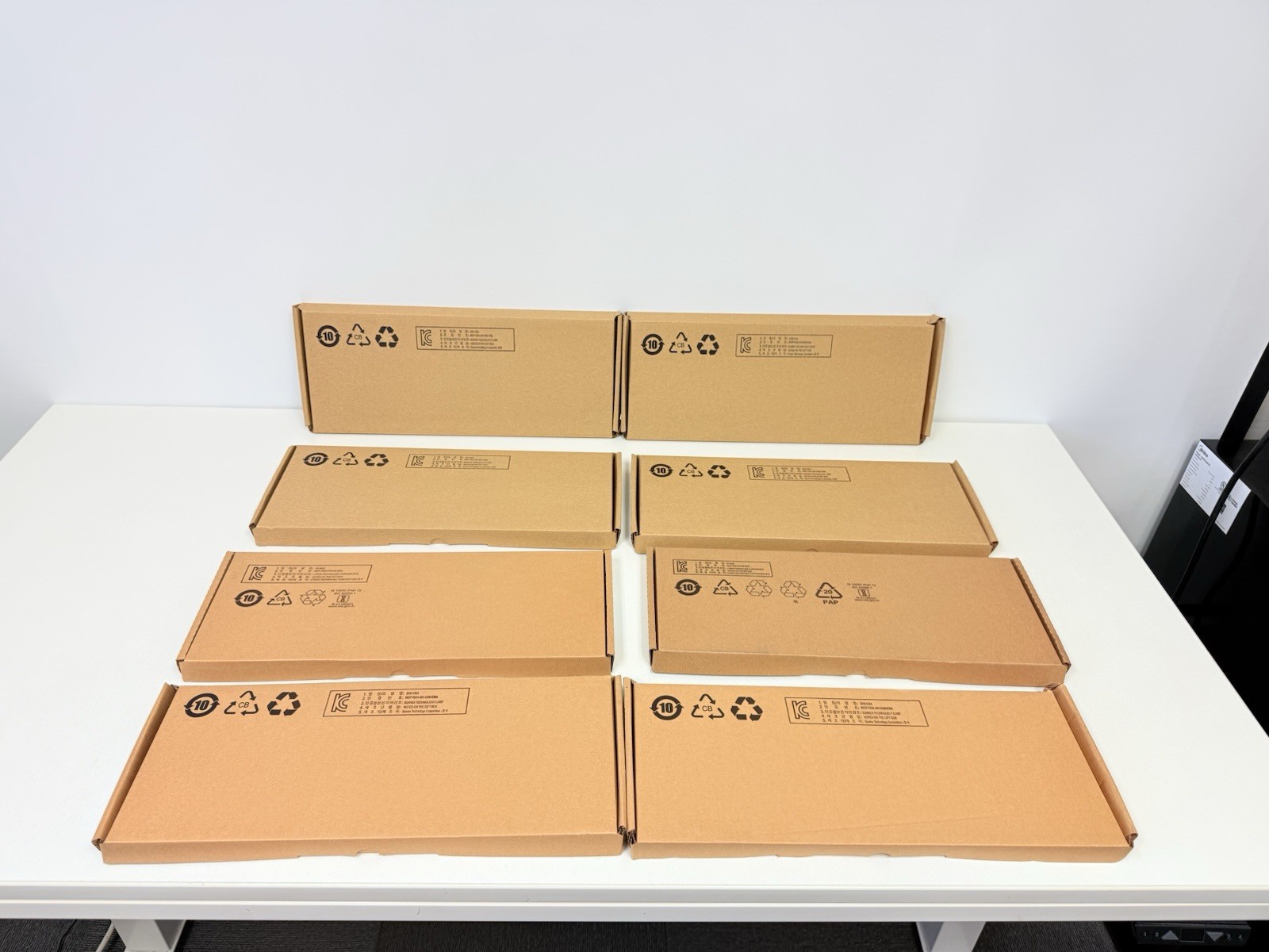 Lot Of 8 Lenovo Calliope Wired USB PC Computer Keyboard Black EKB-536A New