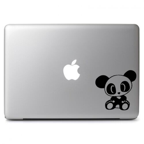 Cute Panda Decal Sticker for Macbook Air Pro Laptop Car Window Cup Cell Phone