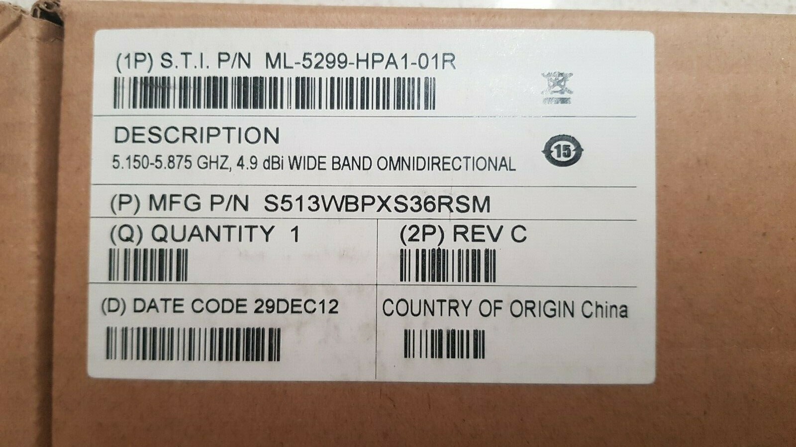 Genuine Motorola High Performance Dipole Antenna ML-5299-HPA1-01R New See Pics