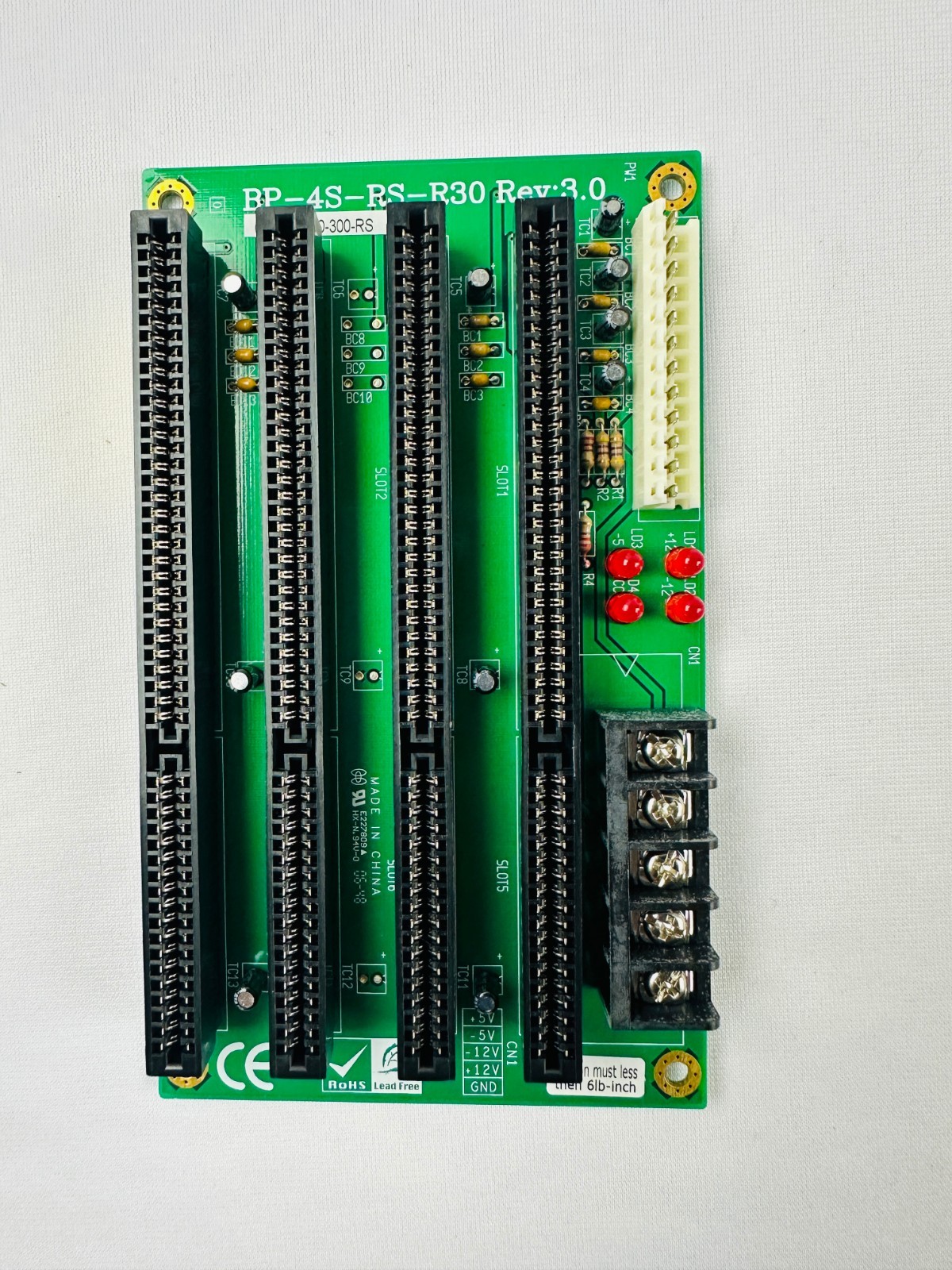 IEI BP-4S-RS-R30 ISA Backplane