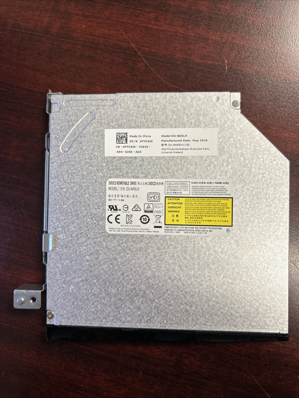 Phillips &Liteon DVD/CD Rewritable Disk DU-845LH
